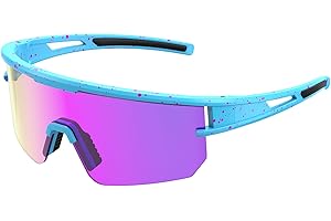 YOZISS Cycling Glasses Polarized Sports Sunglasses for Men Women Youth Baseball Running Driving Golf