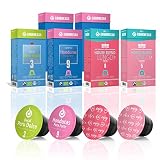Gourmesso Organic Bundle - 60 Organic Coffee Capsules Compatible with Nespresso Machines | Fair Trade and Organic Coffee | Includes Lungo, Regular and Decaf Espresso Pods Variety Pack