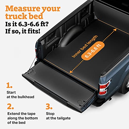 WISE MOOSE Truck Bed Tent Fits Truck Tents for Camping 6.36.5 ft Bed