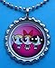 1 Powerpuff Girls Silver Bottle Cap Pendant Necklace #9