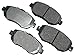 Akebono ACT619 Proact Ultra Premium Ceramic Disc Brake Pad kit
