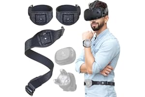 Skywin 1 Waist Belt and 2 Hand Strap for VR Trackers - Vive Tracker Straps for HTC Vive 3.0, 2.0 & Ultimate - Secure and Comfortable Full Body Tracker (Trackers Not Included)