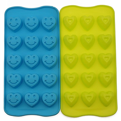 Wenwins silicone Ice cube mold trays candy mold 2pcs