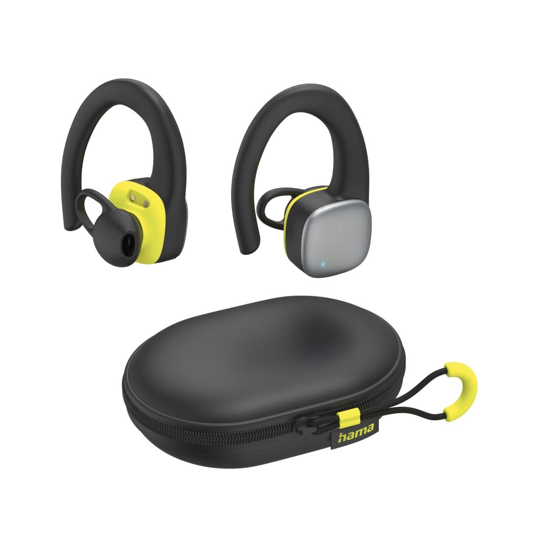 Hama Spirit Athletics True Wireless Bluetooth Headphones - Black/Yellow