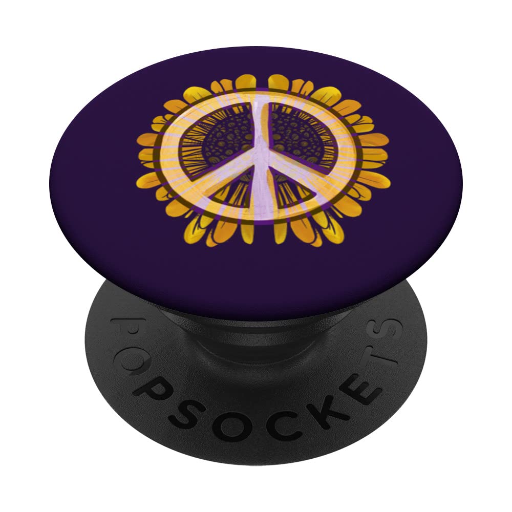 Peace Sign Peaceful Peace on Earth PopSockets Swappable PopGrip