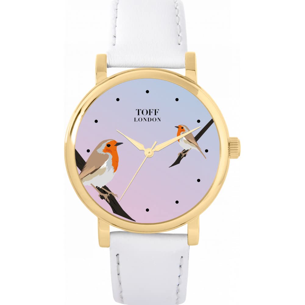 Toff London Ladies Robins Bird Watch