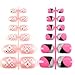 TAKIYA 180 pcs Colorful Mixed Toe False Nails / 3D Nail Art Tips