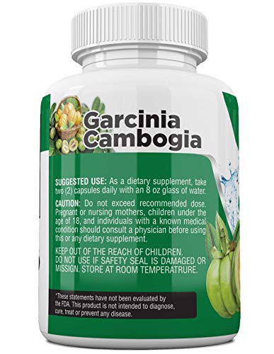 Garcinia Cambogia Extract - 95% HCA 3000mg Maximum Strength Capsules - Best Weight Loss Supplement - Burn Fat & Boost Metabolism, Diet Pills for Men & Women - 3 Pack - Thumbnail 3