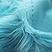 The Fabric Exchange Luxury Yard (F.E. (Turquoise) Shag 60 Inch Fabric