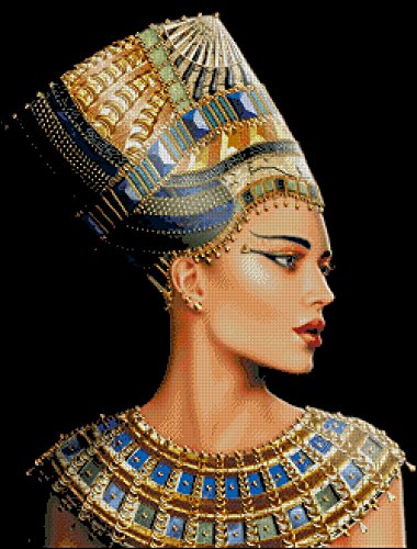 Cleopatra Series Cross Stitch Kits,Egyptian Cotton,14ct, 56x70cm 250x329 Stitch Counted Cross Stitch Kit