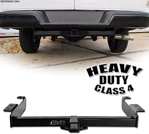 VXMOTOR for 1996-2014 Chevy Express/GMC Savana 1500/1996-2017 2500 3500 Class 4 IV Trailer Towing Hitch Mount Receiver Rear Bumper Utility Tow Kit 2"