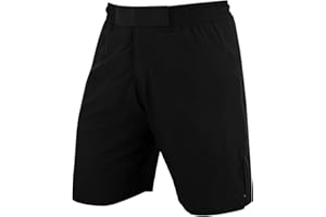 GENERIC 2BOLD Kids MMA Shorts BJJ Training Muay Thai Shorts Jiu Jitsu Shorts MMA Grappling Kid's Fight Shorts (Y-XLarge, Black)