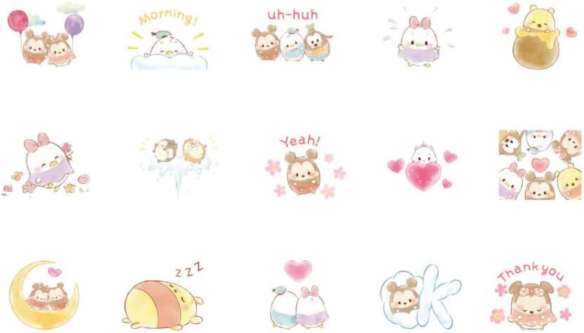 Mickey Mouse Donald Duck Sticker Pack Egg Treasure Decal Winnie The Pooh Scrapbook Accessories for Self Adhesive Waterproof Gift Labels Arts Craft Greeting Card