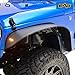 EAG JK Front + Rear Fender Flares with LED Turn Signal Lights Offroad Fit for 2007-2018 Jeep Wrangler