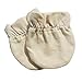 100% Organic Cotton Baby Gloves Mittens (Mitten, 6 Pairs - Beige)