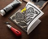Essdee L2LTK Linocut Taster Kit - Black, Made in UK, Printmaking Supplies view 8