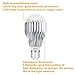 Yangcsl Remote Controlled A19 10W RGBW Color Changing LED Light Bulb, RGB + Daylight White, 60W Incandescent Bulb Equivalent, 120 Color Choice, E26 Medium Screw Base