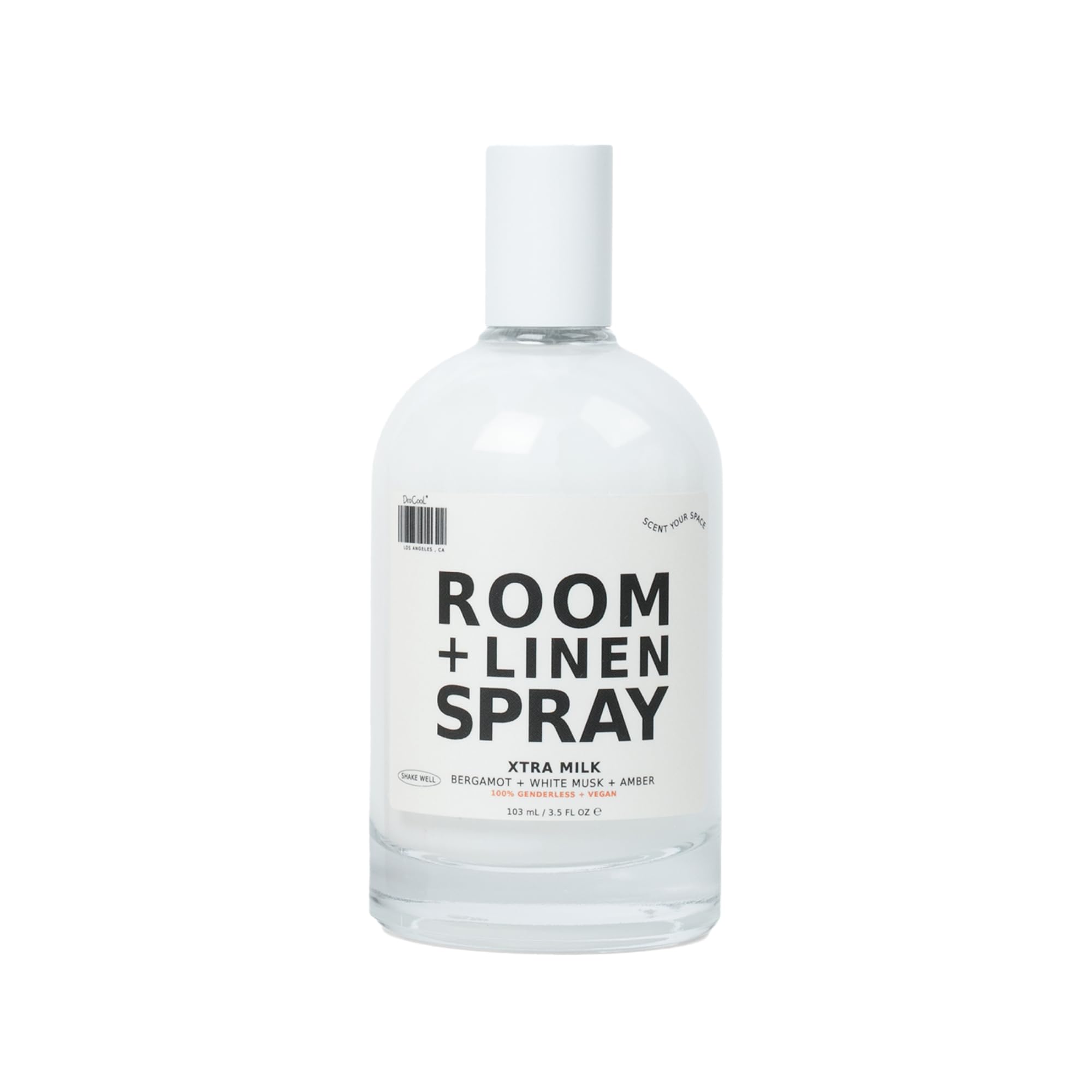 DedCool Room + Linen Spray | Xtra Milk | Natural Fabric & Linen Spray | Non-Toxic, Essential Oil Infused | Freshens Home, Bedding, Couch, Closet & Bath | 3.5 fl oz