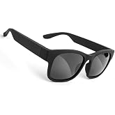 GELETE Smart Glasses Wireless Bluetooth Sunglasses Open Ear Music&amp;Hands-Free Calling,for Men&amp;Women,Polarized Lenses