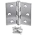 Stainless Steel Hinges, 2-Pack 3.5