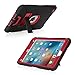 BENTOBEN iPad Mini 5 Case, iPad Mini 4 Case, Kickstand Hybrid Three Layer Heavy Duty Rugged High Impact Resistant Cover Shockproof Protective Cases for iPad Mini 5/ Mini 4,Black/Red