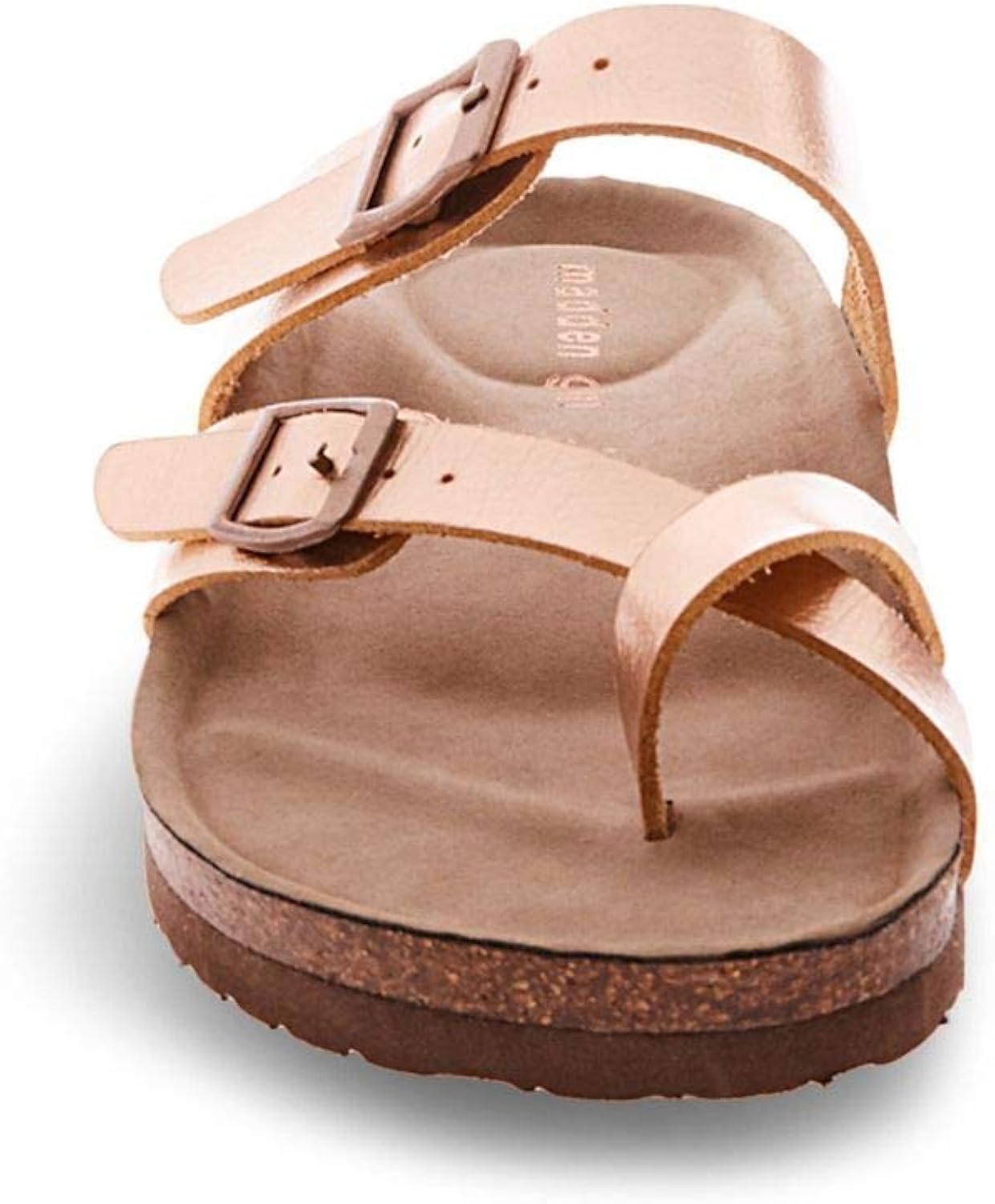 madden girl bryceee rose gold