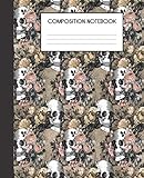 Composition Notebook: Vintage Gothic Grunge Skull College Ruled Notebook Lined School Journal