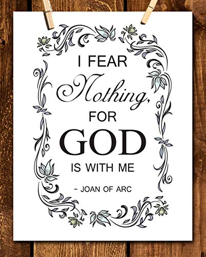 i fear nothing for god is with me