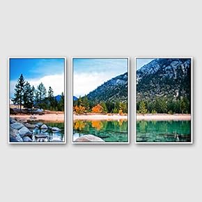 3 Piece Framed Canvas Wall Art for...