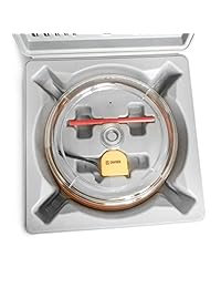 qwork 1   5 8" a 8" (40  200 mm) agujero de corte ajustable sierra perforadora para altavoces para techo luces empotradas orificios de ventilación en láminas de yeso Yeso Yeso techo azulejos suave y plásticos de acústica para azulejos de madera 