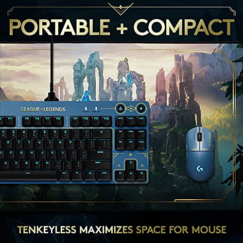 Logitech G PRO Mechanical Gaming Keyboard UltraPortable Tenkeyless