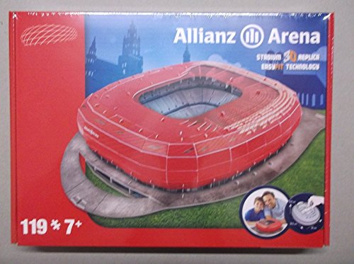 Bayern Munich 'Allianz Arena' Stadium 3D Puzzle - One Size by Nanostad