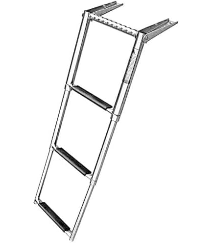 Marine Boat Universal Swim Platform Under Mount Telescopic Ladder