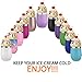 2 Pack Stainless Steel Wine Glass Tumbler with Lid, 12 oz Double Wall Vacuum Insulated Travel Tumbler Cup, Coffee Water Bottle Cup (Rose Gold)