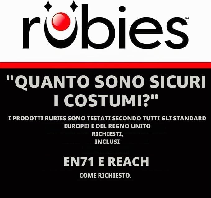 Rubies Costume Strega Candy per bambina, Vestito stampato, maniche, calze e capello, Ufficiale, Stregas, Witches, Caramelle per Halloween, Feste e Cosplay — foto 5 di 7