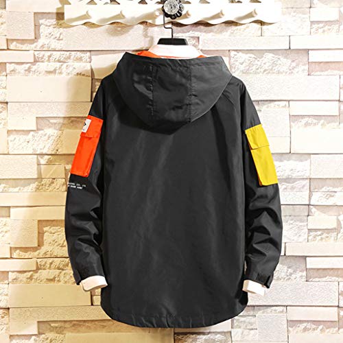 MIS1950s Lightweight Hoodie Pullover Men's Mountain Jacket Ski Coat Windproof Outerwear - Thumbnail 6