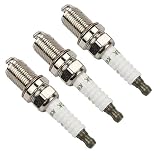 Harbot (Pack of 3 491055 Spark Plug for Briggs & Stratton 491055S 491055T 805015 72347 Champion RC12YC John Deere M78543 Kohler 25 132 12-S 12 132 02-S