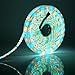 SUPERNIGHT 5M RGBWW LED Strip + Controller + Power Supply, 300 LEDs, IP65 Waterproof, Indoor/Outdoor, 12V, 60W, Multicolor, Warm White, 3000K, Wi-Fi Controlled STRING LIGHT