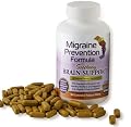 Migraine Prevention Formula - Soothing Brain Support - 180 Caplets - 3 Month Supply - Headache Treatment and Relief - Prevent Migraines While You Treat