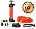 Universal 3-in-1 Multi-Purpose Hand Fuel Pump Kit - Easy & Fast Transfer Gas Diesel Petrol Oil Fluids Water Air - Manual Easy Handle Siphon - Emergency Fluid Changer Extractor - for Barrel Canister