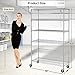 Payhere 6-Tier Heavy Duty Wire Shelving Unit - 4800 LBS Capacity, NSF Certified Metal Rack w/Wheels, Adjustable Storage Organizer for Garage/Restaurant/Kitchen (72