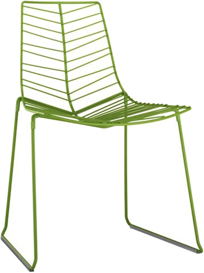 Amazon.com: Wrought Iron Creative,Casual Cafe Dining Chair Openwork