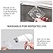 Transparent Super Heavy Duty Seamless Hooks,Reusable Crystal Adhesive Hooks for Kitchen Bathroom,Pack of 6