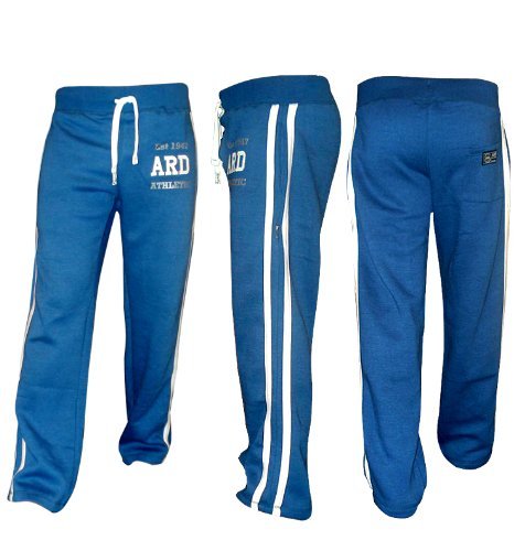 Men s Fleece Jogger Pant Sweatpant Track Suit Bottom Jogging Exercise Fitness Boxing MMA Gym Sweat Cotton Fleece Trousers (Blue-dark, Xl)