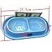 GRPET Cat Kitten Dish Dog Puppy Feeder Pet Bowl 3 Colors New Light Blue