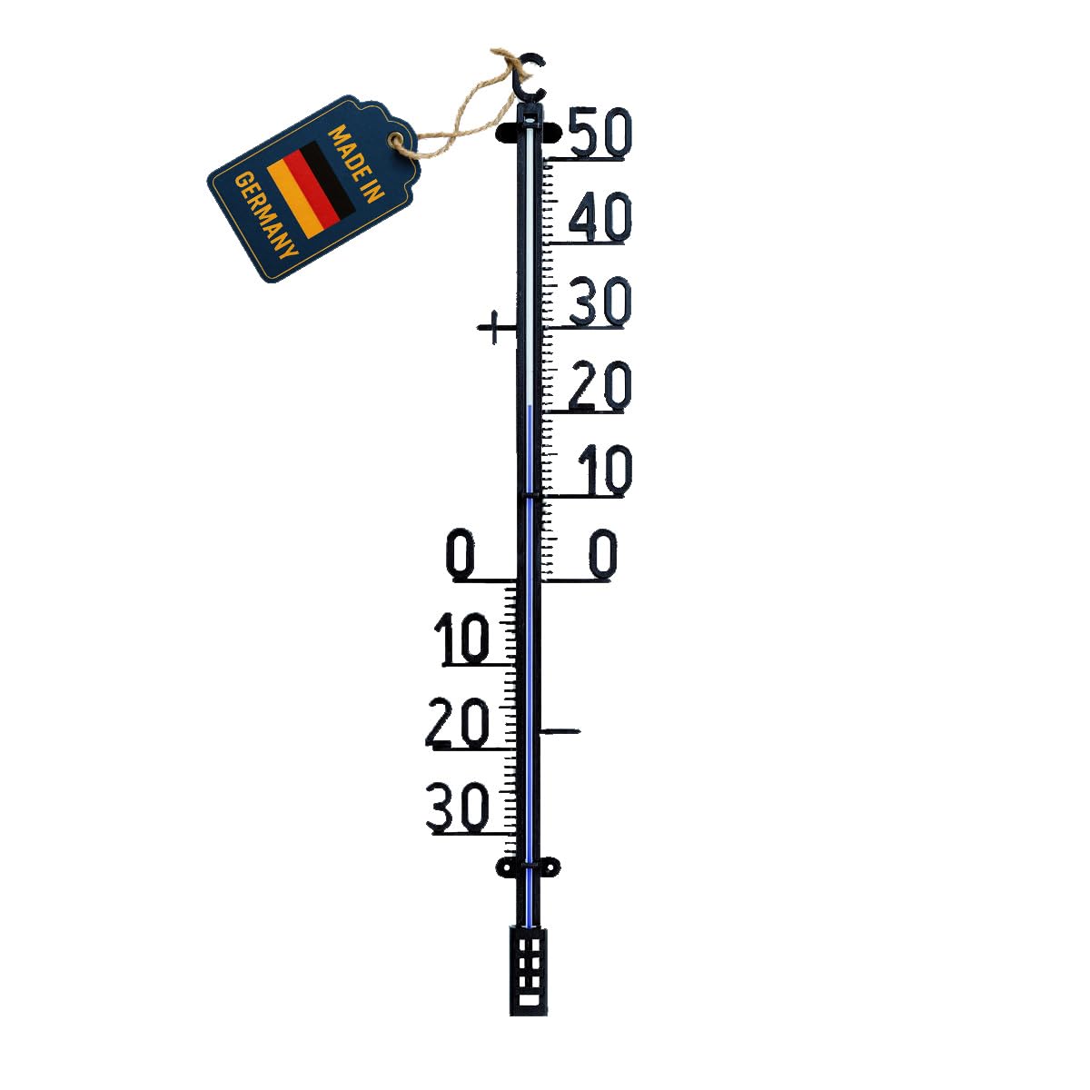 TFA 12.6005 Outdoor Plastic Thermometer – Size XXL – Black