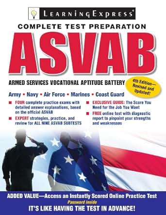 Amazon Com Asvab The Complete Preparation Guide Armed
