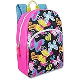 Trailmaker Super Popular Girls Backpack for School, Summer Camp, Travel and Outdoors! (Butterfly)
