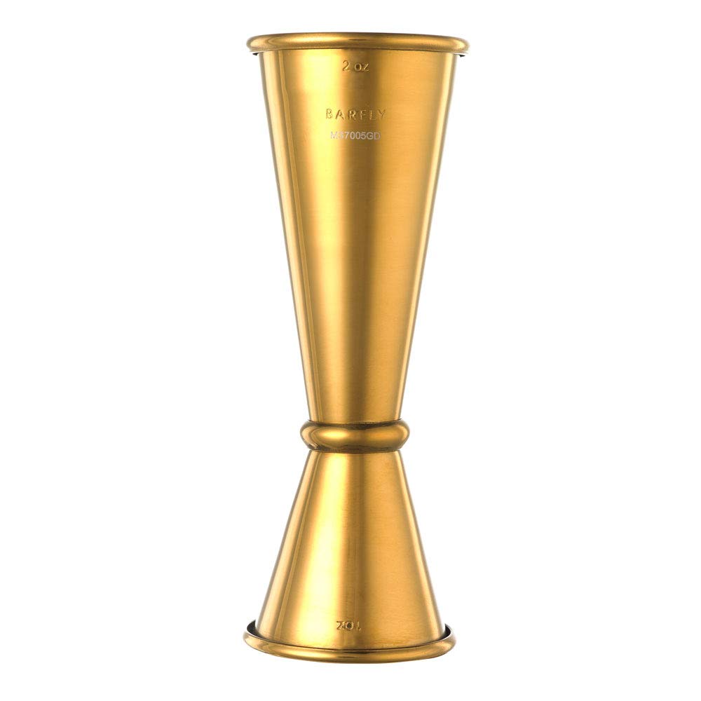 Barfly Japanese Style Jigger, Stainless Steel, Gold, 4.45 x 0.02 x 12.06 cm, M37005GD