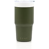 UDMG Ture Ceramic-Lined (Not Coated) Stainless Steel Vacuum Insulated Travel Coffee Tumbler, 16oz for Coffee & Tea On-The-Go (Moss Green)